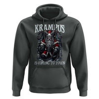 Nordic Christmas Krampus Hoodie Krampus Is Coming To Town Horror Holiday Xmas - Wonder Print Shop