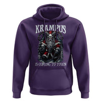 Nordic Christmas Krampus Hoodie Krampus Is Coming To Town Horror Holiday Xmas - Wonder Print Shop