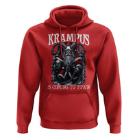 Nordic Christmas Krampus Hoodie Krampus Is Coming To Town Horror Holiday Xmas - Wonder Print Shop