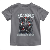 Nordic Christmas Krampus Toddler T Shirt Krampus Is Coming To Town Horror Holiday Xmas - Wonder Print Shop