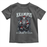 Nordic Christmas Krampus Toddler T Shirt Krampus Is Coming To Town Horror Holiday Xmas - Wonder Print Shop