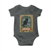 Nordic Christmas Cat Baby Onesie Jolakotturinn Yule Cat Icelandic - Wonder Print Shop