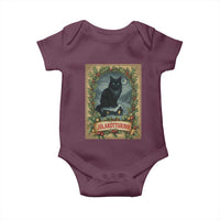 Nordic Christmas Cat Baby Onesie Jolakotturinn Yule Cat Icelandic - Wonder Print Shop