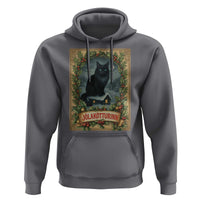 Nordic Christmas Cat Hoodie Jolakotturinn Yule Cat Icelandic - Wonder Print Shop