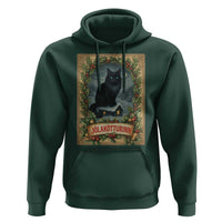 Nordic Christmas Cat Hoodie Jolakotturinn Yule Cat Icelandic - Wonder Print Shop