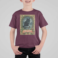 Nordic Christmas Cat T Shirt For Kid Jolakotturinn Yule Cat Icelandic - Wonder Print Shop