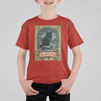 Nordic Christmas Cat T Shirt For Kid Jolakotturinn Yule Cat Icelandic - Wonder Print Shop