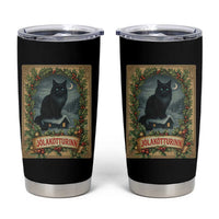 Nordic Christmas Cat Tumbler Cup Jolakotturinn Yule Cat Icelandic - Wonder Print Shop