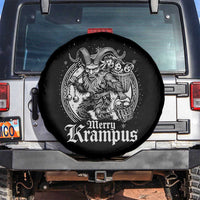 Christmas Krampus Spare Tire Cover Merry Krampus Norse Pagan Yule Horror Xmas - Wonder Print Shop