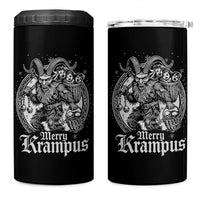 Christmas Krampus 4 in 1 Can Cooler Tumbler Merry Krampus Norse Pagan Yule Horror Xmas - Wonder Print Shop