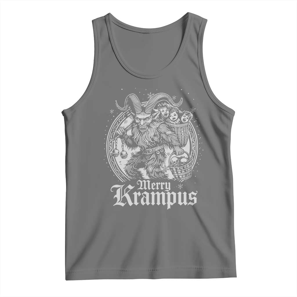 Christmas Krampus Tank Top Merry Krampus Norse Pagan Yule Horror Xmas - Wonder Print Shop