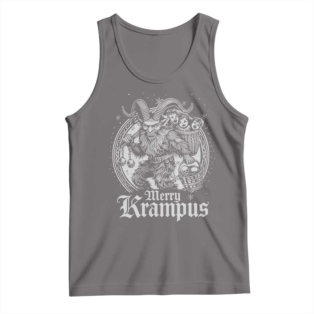 Christmas Krampus Tank Top Merry Krampus Norse Pagan Yule Horror Xmas - Wonder Print Shop
