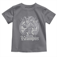 Christmas Krampus Toddler T Shirt Merry Krampus Norse Pagan Yule Horror Xmas - Wonder Print Shop