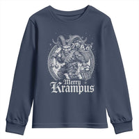 Christmas Krampus Youth Sweatshirt Merry Krampus Norse Pagan Yule Horror Xmas - Wonder Print Shop