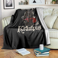 Christmas Krampus Cat Throw Blanket Gruss Vom Krampus Pagan Yule Xmas - Wonder Print Shop