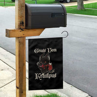 Christmas Krampus Cat Garden Flag Gruss Vom Krampus Pagan Yule Xmas - Wonder Print Shop