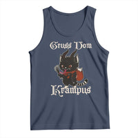 Christmas Krampus Cat Tank Top Gruss Vom Krampus Pagan Yule Xmas - Wonder Print Shop