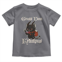 Christmas Krampus Cat Toddler T Shirt Gruss Vom Krampus Pagan Yule Xmas - Wonder Print Shop