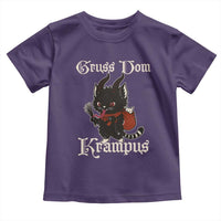 Christmas Krampus Cat Toddler T Shirt Gruss Vom Krampus Pagan Yule Xmas - Wonder Print Shop