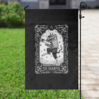 Christmas Krampus Garden Flag Pagan Yule Nordic Xmas Krampus Evil Tarot Card - Wonder Print Shop