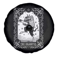 Christmas Krampus Spare Tire Cover Pagan Yule Nordic Xmas Krampus Evil Tarot Card - Wonder Print Shop