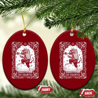 Christmas Krampus Ceramic Ornament Pagan Yule Nordic Xmas Krampus Evil Tarot Card - Wonder Print Shop