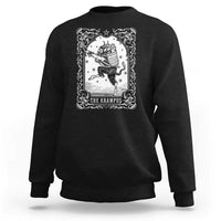 Christmas Krampus Sweatshirt Pagan Yule Nordic Xmas Krampus Evil Tarot Card - Wonder Print Shop
