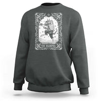 Christmas Krampus Sweatshirt Pagan Yule Nordic Xmas Krampus Evil Tarot Card - Wonder Print Shop