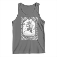 Christmas Krampus Tank Top Pagan Yule Nordic Xmas Krampus Evil Tarot Card - Wonder Print Shop