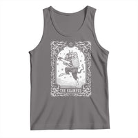 Christmas Krampus Tank Top Pagan Yule Nordic Xmas Krampus Evil Tarot Card - Wonder Print Shop