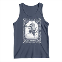 Christmas Krampus Tank Top Pagan Yule Nordic Xmas Krampus Evil Tarot Card - Wonder Print Shop