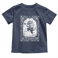 Christmas Krampus Toddler T Shirt Pagan Yule Nordic Xmas Krampus Evil Tarot Card - Wonder Print Shop