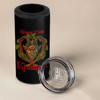 Nordic Christmas Krampus 4 in 1 Can Cooler Tumbler Gruss Vom Krampus Pagan Yule Xmas - Wonder Print Shop