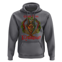 Nordic Christmas Krampus Hoodie Gruss Vom Krampus Pagan Yule Xmas - Wonder Print Shop