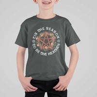 Tis The Season To Be The Heathen T Shirt For Kid Pagan Christmas Yule Holiday - Wonder Print Shop