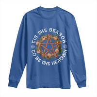 Tis The Season To Be The Heathen Long Sleeve Shirt Pagan Christmas Yule Holiday - Wonder Print Shop