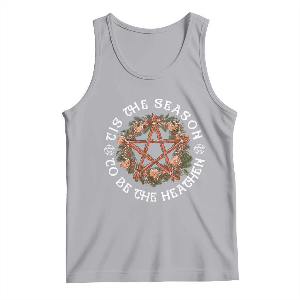 Tis The Season To Be The Heathen Tank Top Pagan Christmas Yule Holiday - Wonder Print Shop