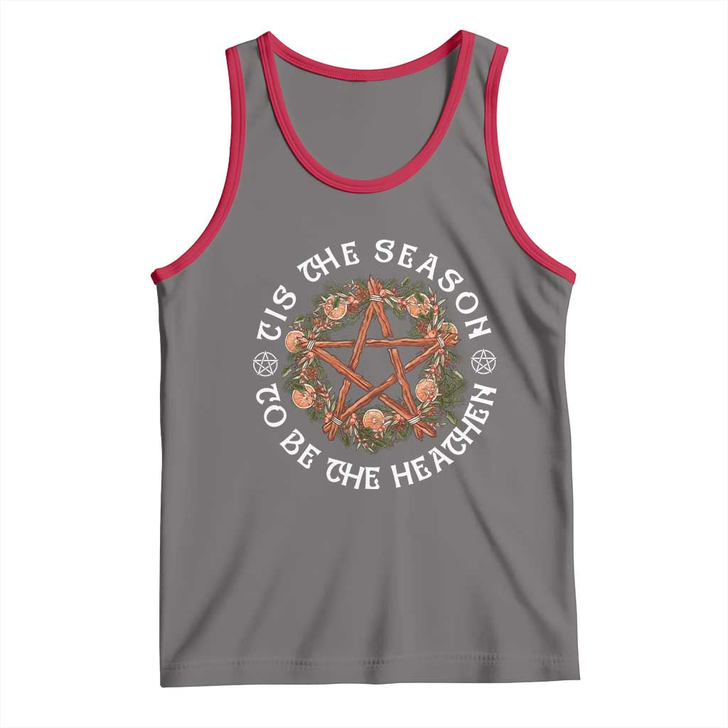 Tis The Season To Be The Heathen Tank Top Pagan Christmas Yule Holiday - Wonder Print Shop