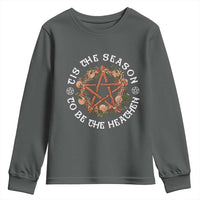 Tis The Season To Be The Heathen Youth Sweatshirt Pagan Christmas Yule Holiday - Wonder Print Shop