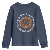 Tis The Season To Be The Heathen Youth Sweatshirt Pagan Christmas Yule Holiday - Wonder Print Shop