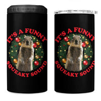 Funny Christmas Vacation Squirrel Movie 4 in 1 Can Cooler Tumbler It Is A Funny Squeaky Sound Xmas Wreath - Wonder Print Shop