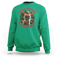 Funny Christmas Vacation Squirrel Movie Sweatshirt It Is A Funny Squeaky Sound Xmas Wreath - Wonder Print Shop