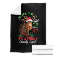 Funny Christmas Vacation Squirrel Movie Throw Blanket Whats That Sound You Hear It It Is A Funny Squeaky Sound - Wonder Print Shop