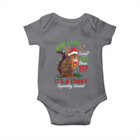 Funny Christmas Vacation Squirrel Movie Baby Onesie Whats That Sound You Hear It It Is A Funny Squeaky Sound - Wonder Print Shop