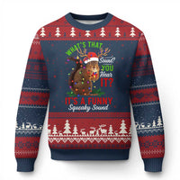 Funny Xmas Vacation Squirrel Movie Ugly Christmas Sweater Whats That Sound You Hear It It Is A Funny Squeaky Sound - Wonder Print Shop