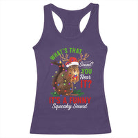 Funny Christmas Vacation Squirrel Movie Racerback Tank Top Whats That Sound You Hear It It Is A Funny Squeaky Sound - Wonder Print Shop