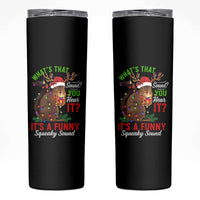 Funny Christmas Vacation Squirrel Movie Skinny Tumbler Whats That Sound You Hear It It Is A Funny Squeaky Sound - Wonder Print Shop