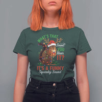 Funny Christmas Vacation Squirrel Movie T Shirt For Women Whats That Sound You Hear It It Is A Funny Squeaky Sound - Wonder Print Shop