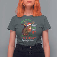 Funny Christmas Vacation Squirrel Movie T Shirt For Women Whats That Sound You Hear It It Is A Funny Squeaky Sound - Wonder Print Shop