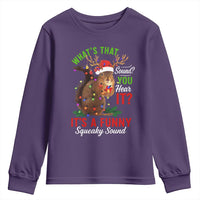 Funny Christmas Vacation Squirrel Movie Youth Sweatshirt Whats That Sound You Hear It It Is A Funny Squeaky Sound - Wonder Print Shop